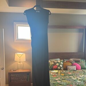 Michael Stars Calliope Power Shoulder Maxi Dress